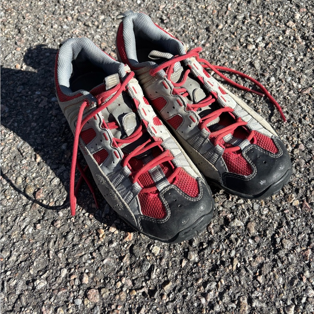 Specialized Red and Gray Women's Sneakers